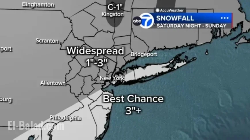 NYC and Tri-State to See First Widespread Snowfall This Weekend