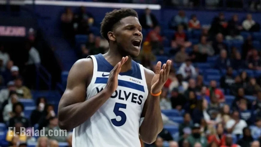 Anthony Edwards Sidelined for Wolves-Warriors Friday Night Clash