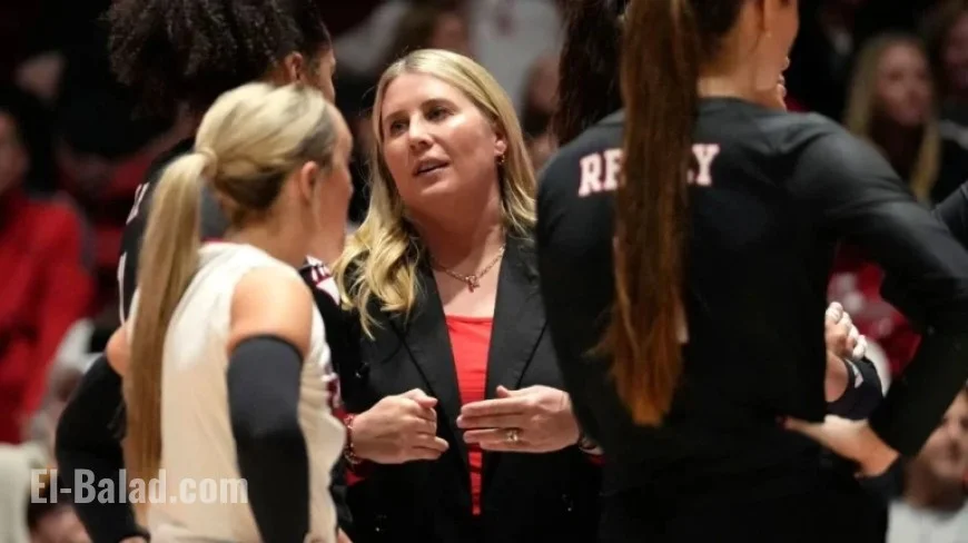 Dani Busboom Kelly Raises Championship Banner in Nebraska Homecoming