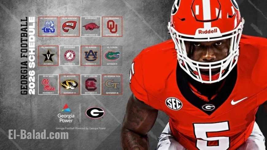 SEC Reveals Georgia’s 2026 Football Schedule