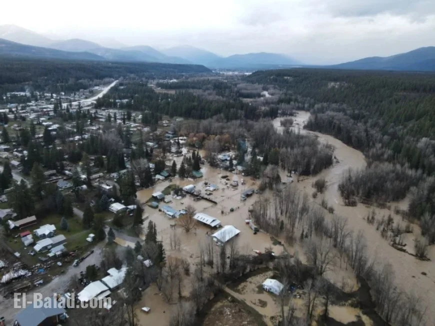Atmospheric River Causes Major Flooding in Northwest Montana