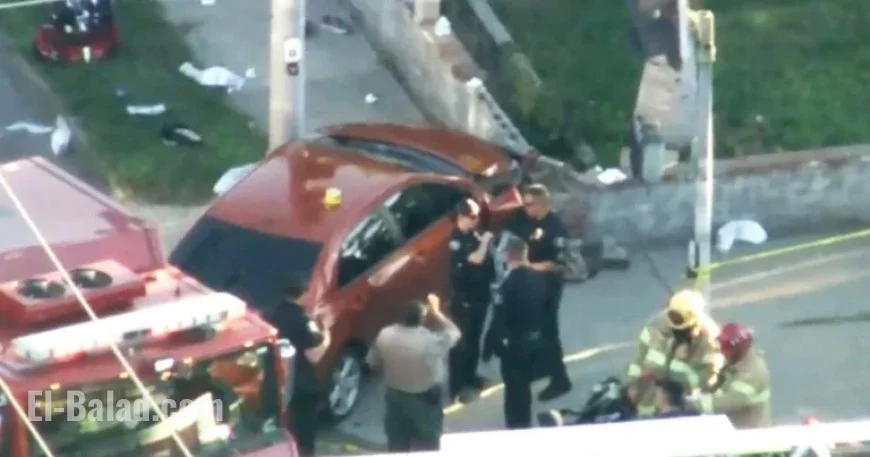 Driver Crashes on Sidewalk, Injures 7 California Track Team Students