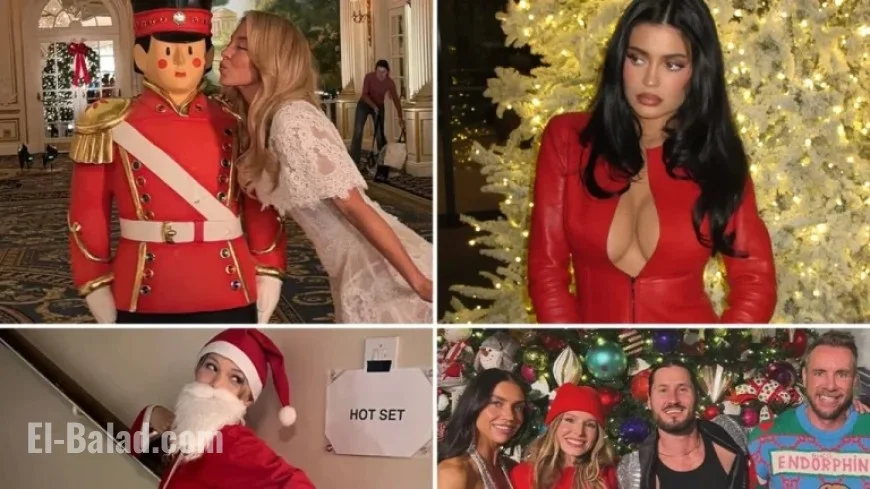 Celebrities Embrace Holiday Spirit for 2025 Celebrations