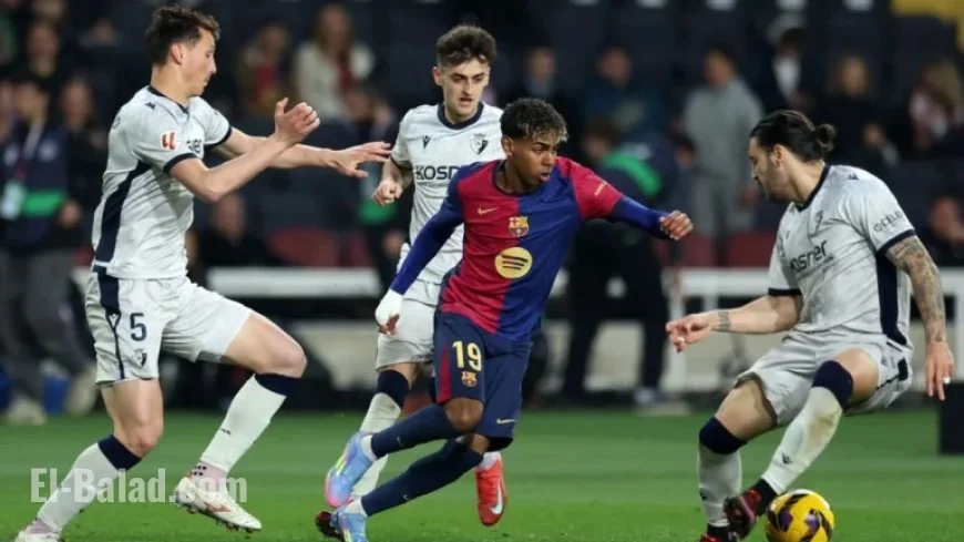 Barcelona vs Osasuna: Lineups Revealed for LaLiga Matchday 16