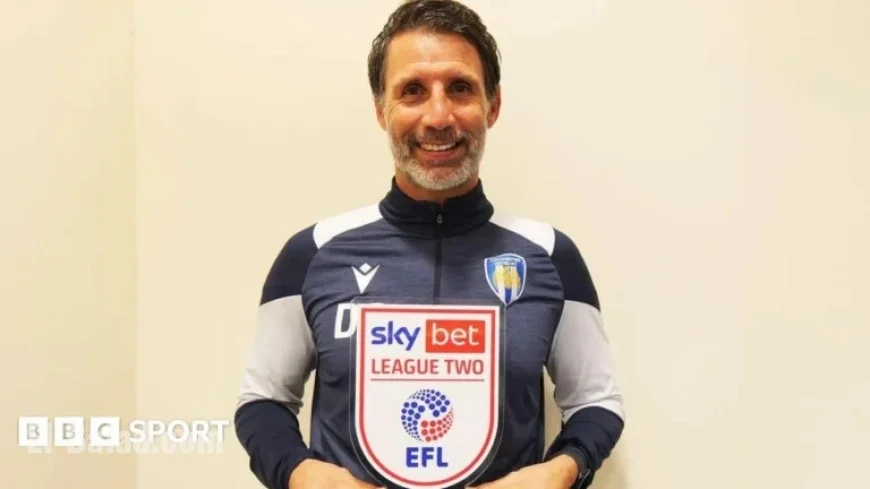 Danny Cowley Celebrates 100th Game as Colchester United Manager with Award