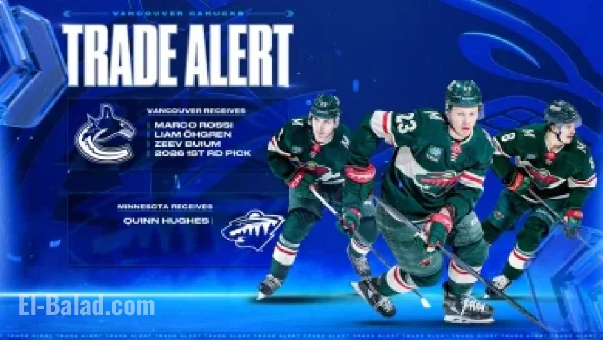 Canucks Capitalize on Hughes Trade in Swift Deal with Wild