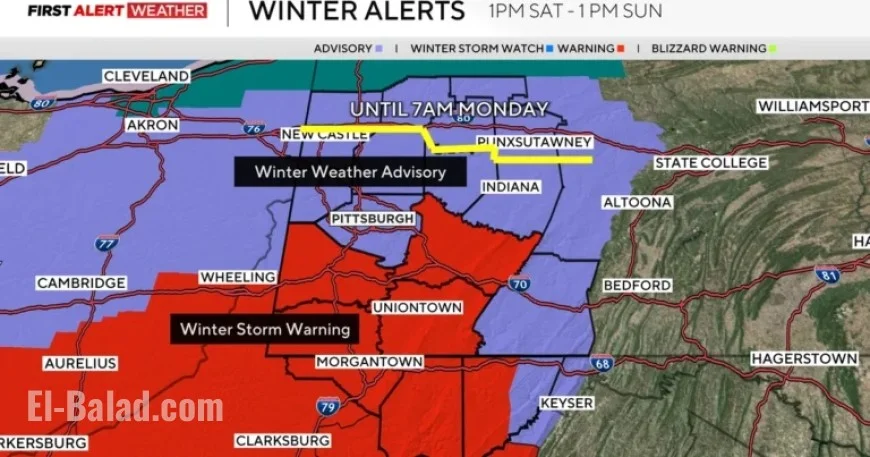 Pittsburgh Prepares for Heavy Snow and Frigid Wind Chills This Weekend
