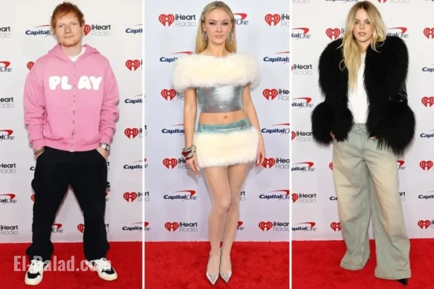 Ed Sheeran, Zara Larsson Shine on Z100’s Jingle Ball 2025 Red Carpet