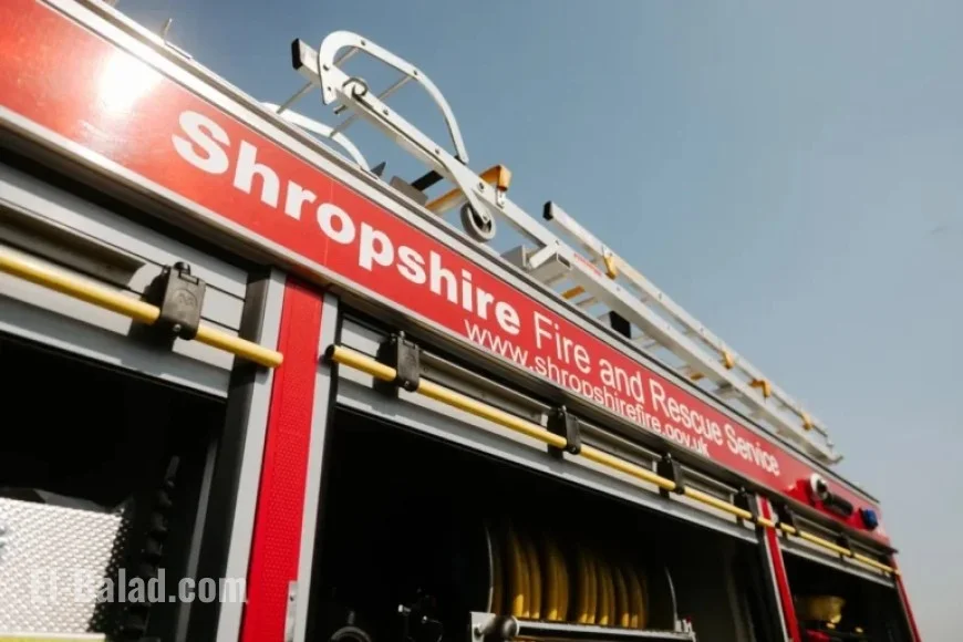 Firefighters Respond to Two Crashes in Shropshire Village in 20 Minutes