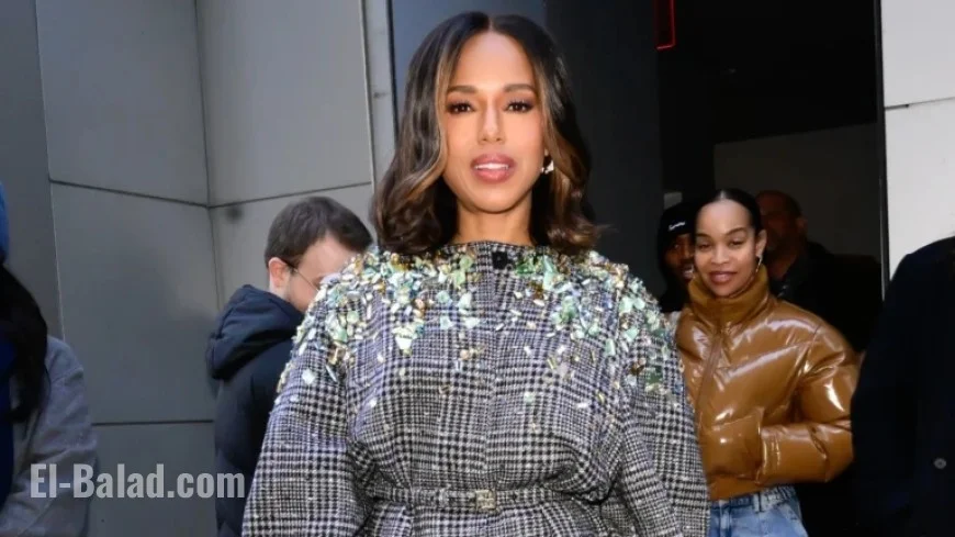 Kerry Washington Embraces Winter’s Trendiest Nail Color