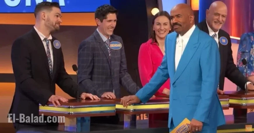 Steve Harvey Reacts Disapprovingly to ‘Family Feud’ Contestant’s Exes Answer