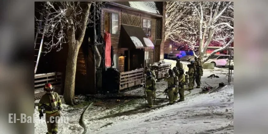 Structure Fire Displaces Two at Colorado Springs Townhouse Complex