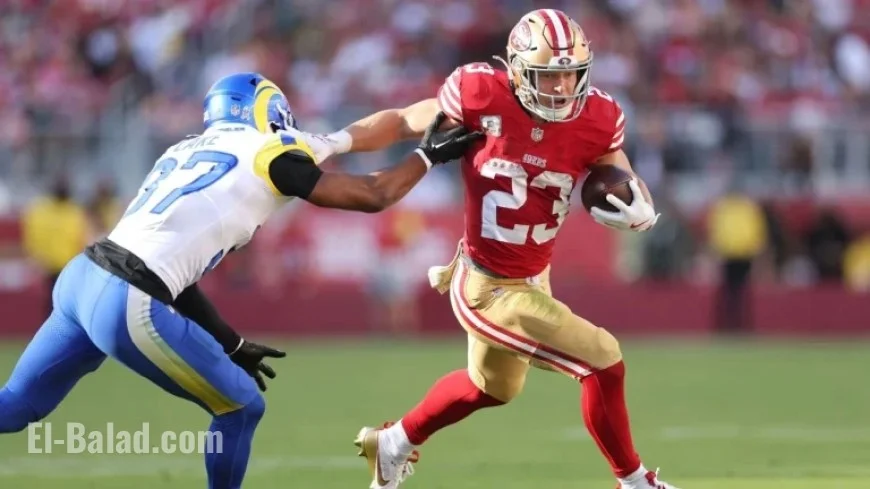 49ers’ McCaffrey Questionable on Injury Report