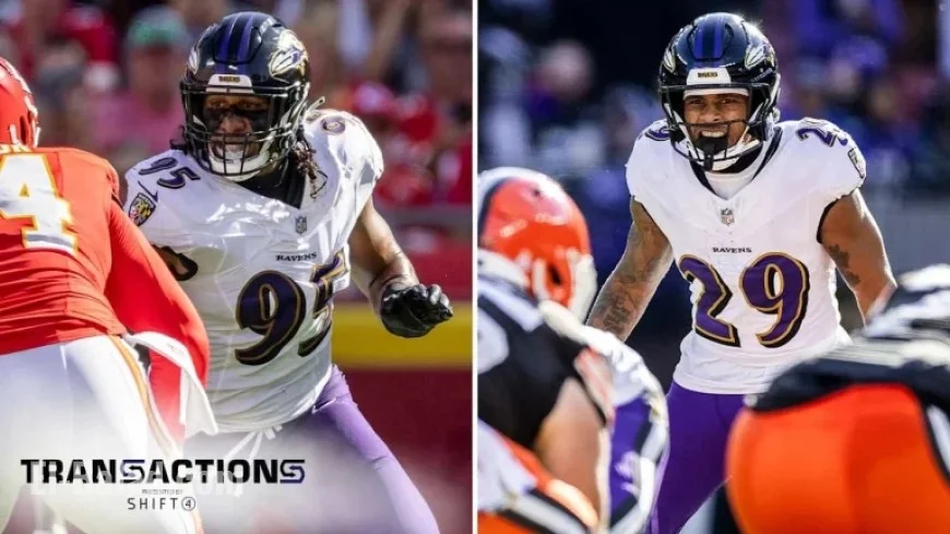 Ravens Promote Tavius Robinson and Ar’Darius Washington to 53-Man Roster