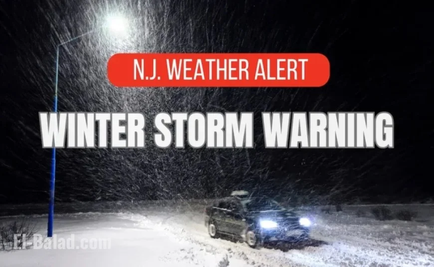 Winter Storm Warning: N.J. Expects Heavy Snow in 3 Counties