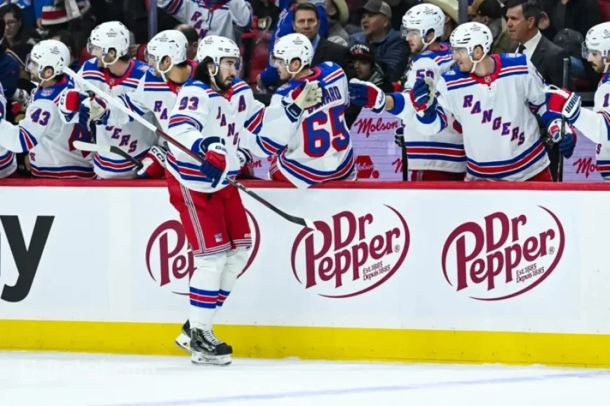 Mika Zibanejad Rises in Rangers Records with Latest Goal in Comeback Season