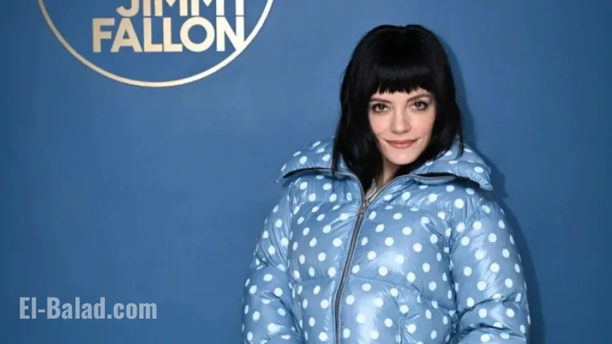Lily Allen Captivates in Polka-Dot Puffer, Blurring Art and Life
