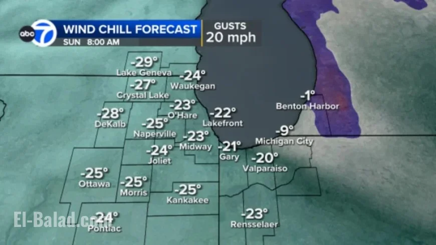 Chicago Braces for Dangerous Wind Chill: Cold and Winter Weather Advisory Issued