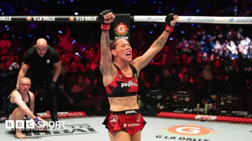 Cris Cyborg Overpowers Sara Collins, Challenges Dakota Ditcheva in PFL Bout