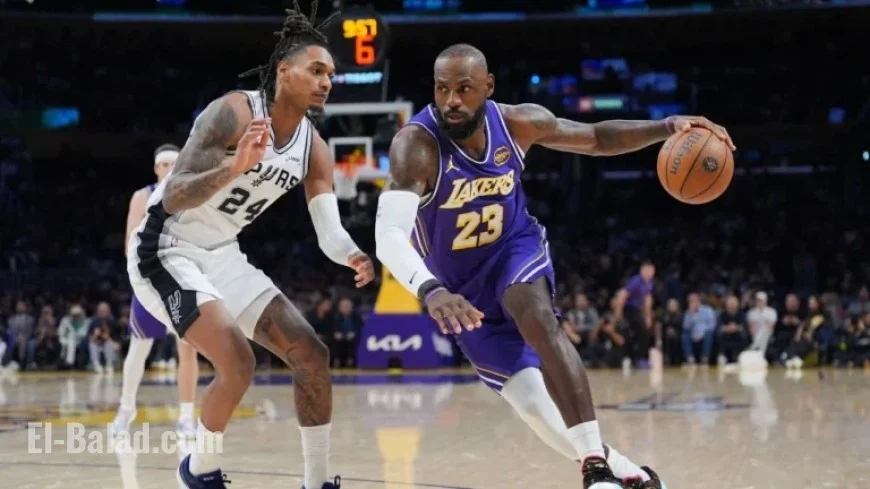 Spurs Dominate Lakers, Advance to NBA Cup Semifinals