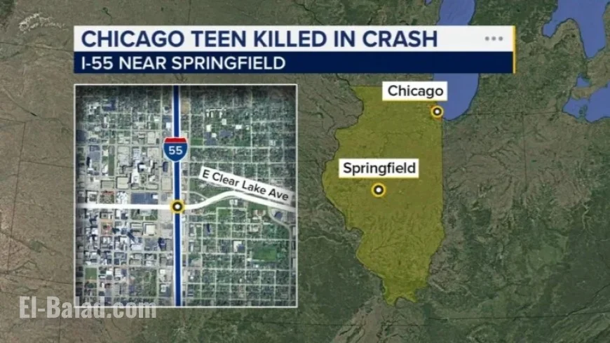 Chicago Girl Dies in I-55 Sangamon County Crash Near Springfield, Illinois