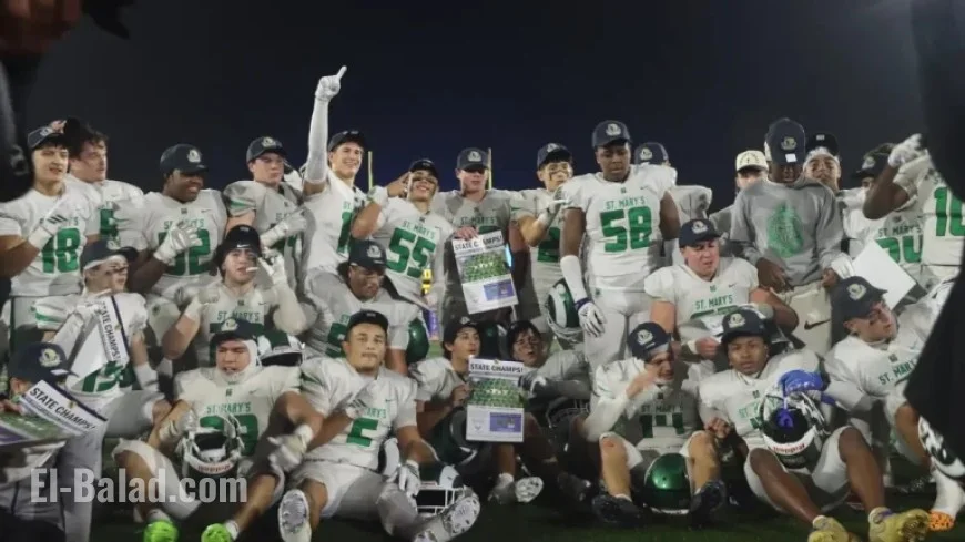St. Mary’s Triumphs Over Bakersfield Christian in CIF State Championship