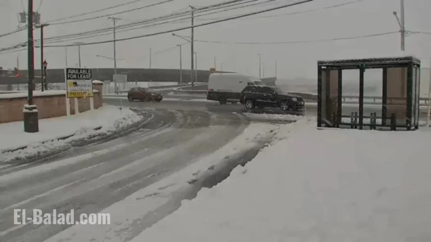 First Snowfall Blankets NYC, NJ, Creating Treacherous Tri-State Roads