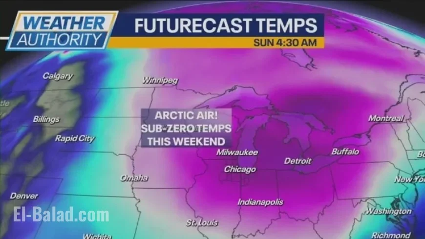 Arctic Chill Brings Sub-Zero Temperatures to Chicago