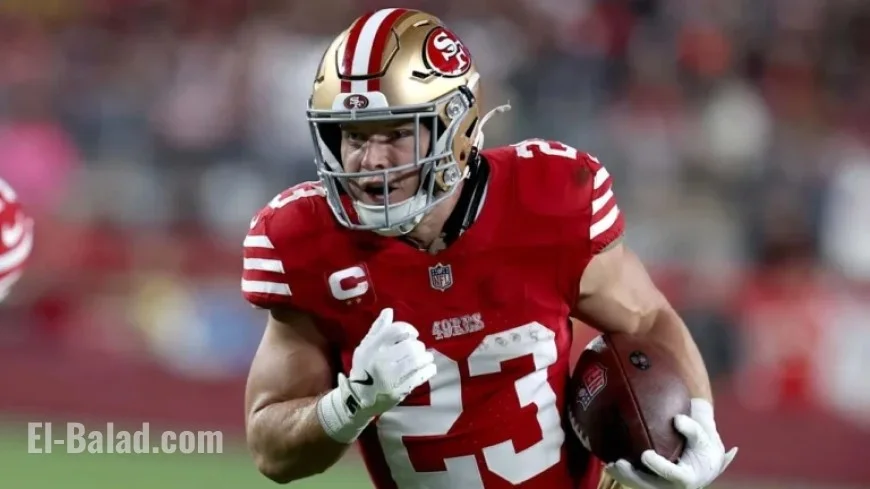 Niners’ RB Christian McCaffrey Set to Play Sunday vs. Titans