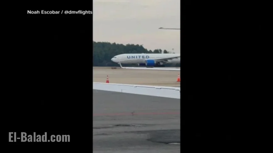 United Airlines Flight 803 Safely Returns to Dulles After Engine Failure