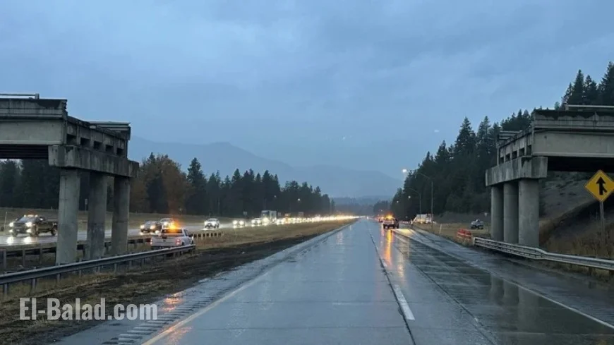 Westbound I-90 to Close Monday for Bullfrog Road Overpass Repairs