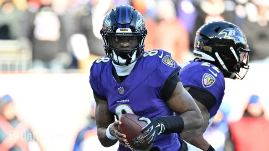 Lamar Jackson Propels Ravens to 14-0 Halftime Lead with Second TD Pass