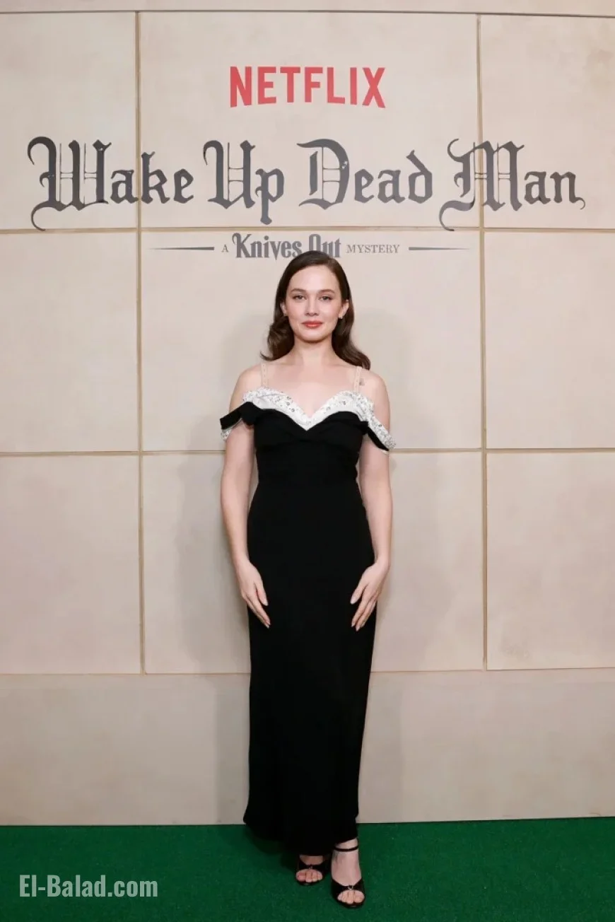 Cailee Spaeny Shines in Miu Miu at ‘Wake Up Dead Man’ Fan Screening