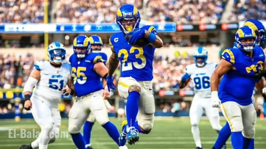 Rams’ Kyren Williams Scores 4-Yard Touchdown Against Lions