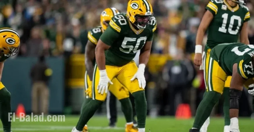 Packers’ Zach Tom Exits Broncos Game Due to Knee Injury