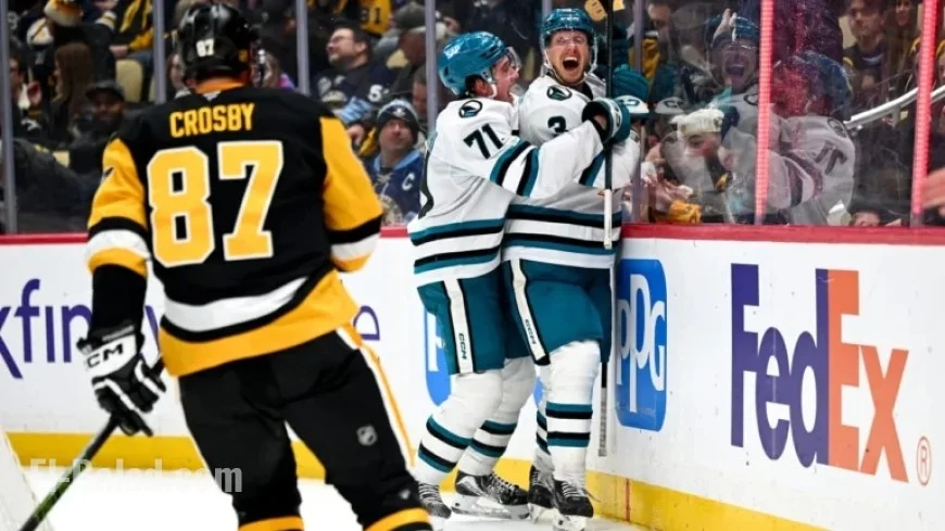 Sharks Overcome 4-Goal Deficit, Defeat Penguins in Overtime