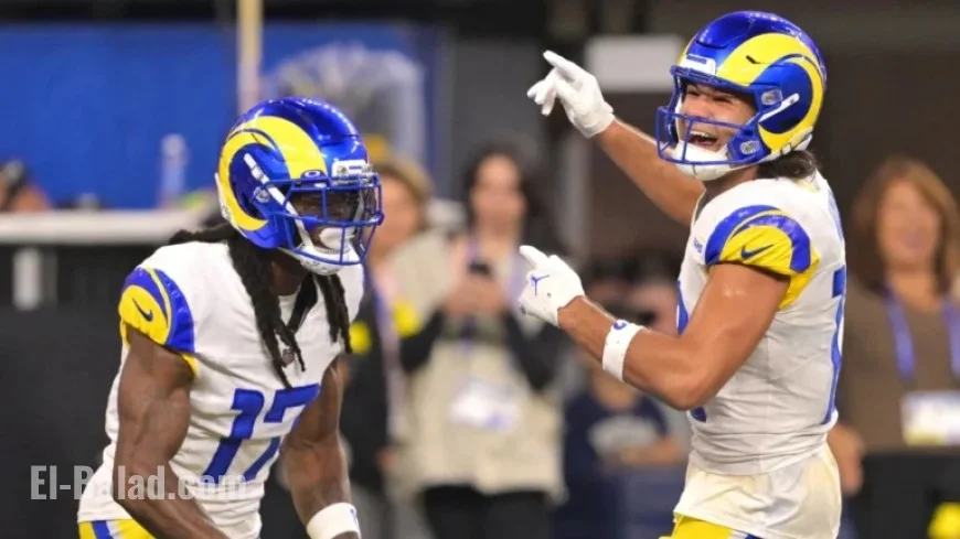 Puka Nacua, Davante Adams Aim for Catch, Touchdown Records This Season