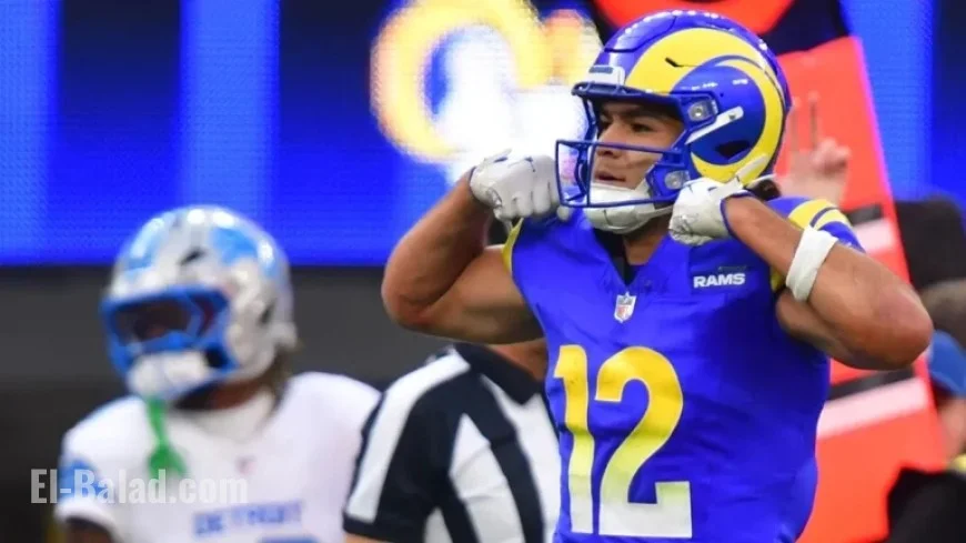 Rams’ Puka Nacua Leaves Lions Game with Cramping Issue