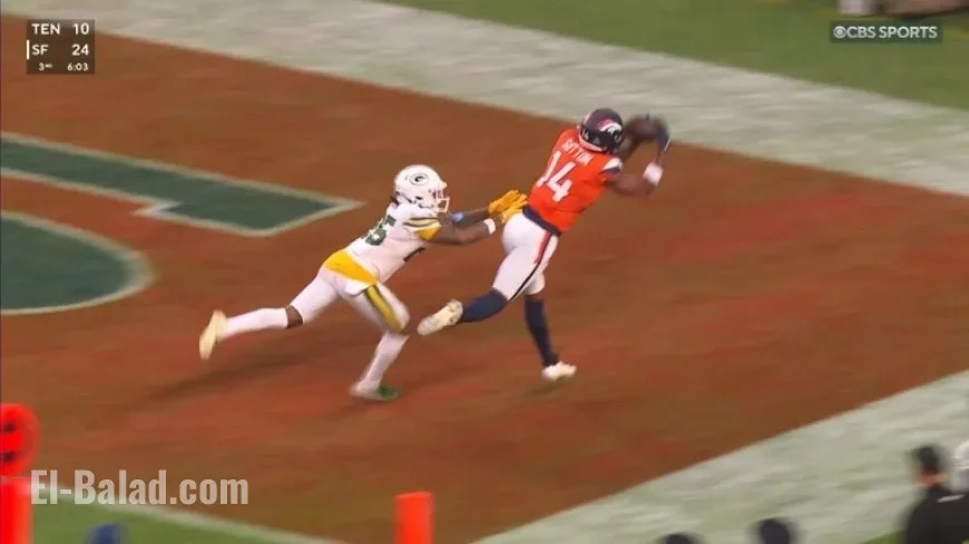 Bo Nix’s Precise 14-Yard TD Pass to Sutton Shines – NFL.com