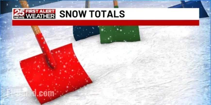 Central Illinois Snowfall Totals Revealed