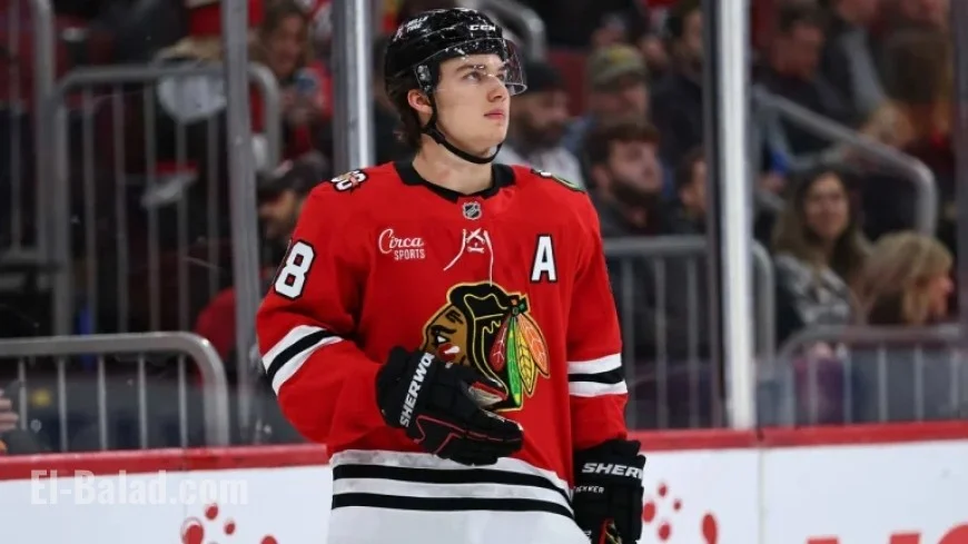 Blackhawks’ Bedard Sidelined for Month on Injured Reserve