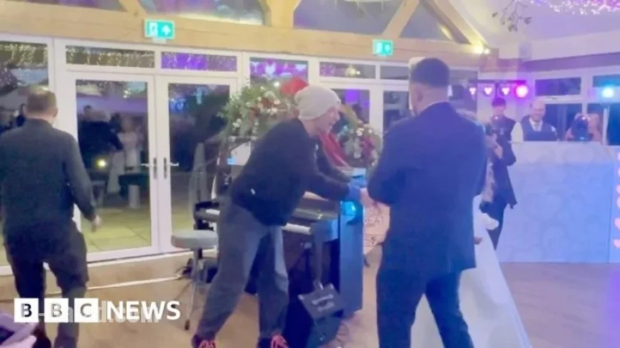 Chris Martin Delivers Surprise Wedding Performance