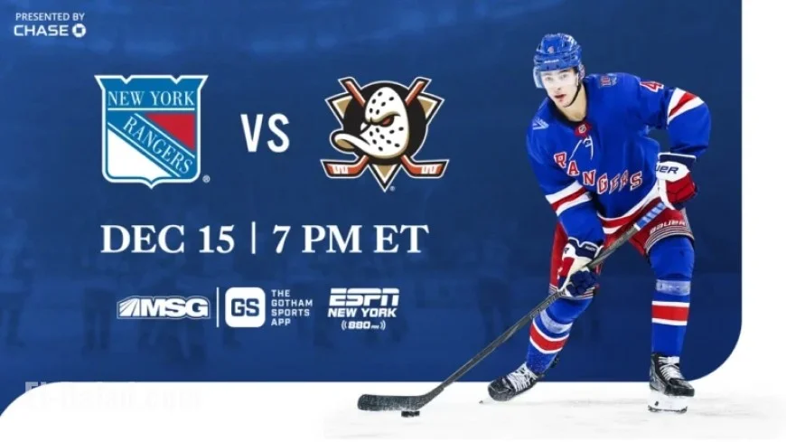 Rangers vs. Ducks: Key Pregame Insights