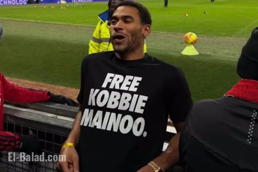 Mainoo’s Brother Sends Message to Ruben Amorim with ‘Free Kobbie’ Shirt at Old Trafford