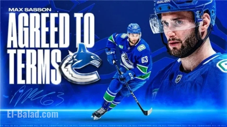 Canucks Sign Max Sasson to Two-Year Contract Extension