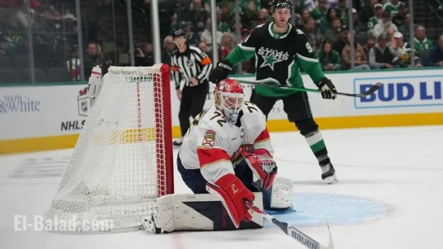 Bobrovsky Shuts Out Stars