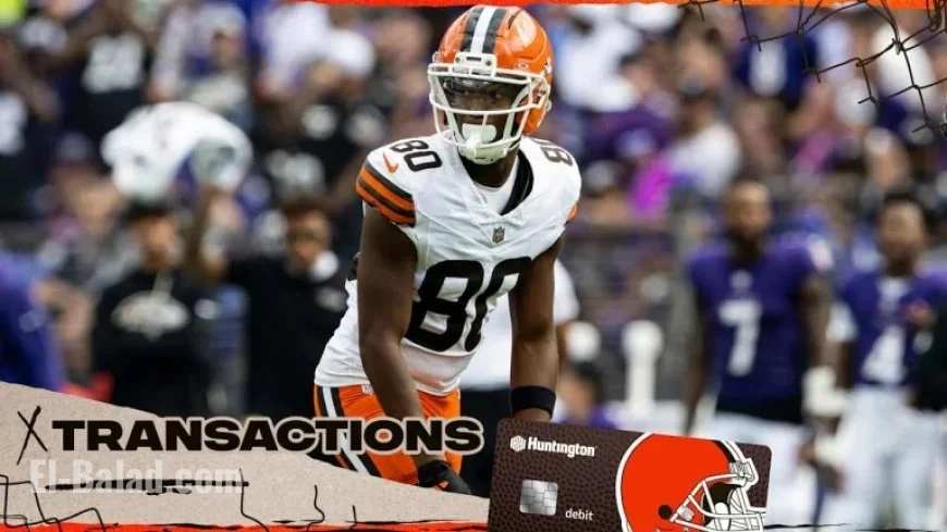 Browns Add WR Jamari Thrash, Release G Garrett Dellinger