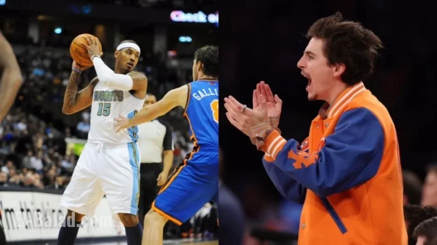 Timothee Chalamet Recalls Witnessing Carmelo Anthony’s Notorious Knicks-Nuggets Brawl
