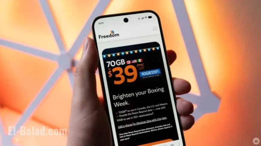 Freedom Mobile Unveils Boxing Week Deals: Get 70GB for $39