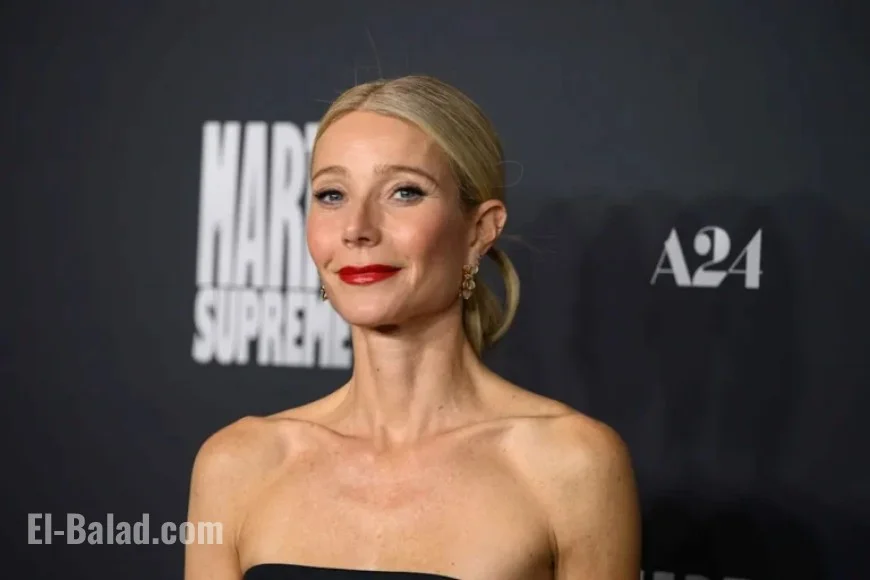 Gwyneth Paltrow Stuns in a Boldly Plunging Blazer and Trousers Set